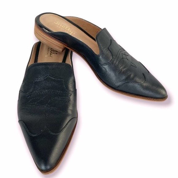 Shellys London Black Dora Mule 7.5 - Picture 6 of 9
